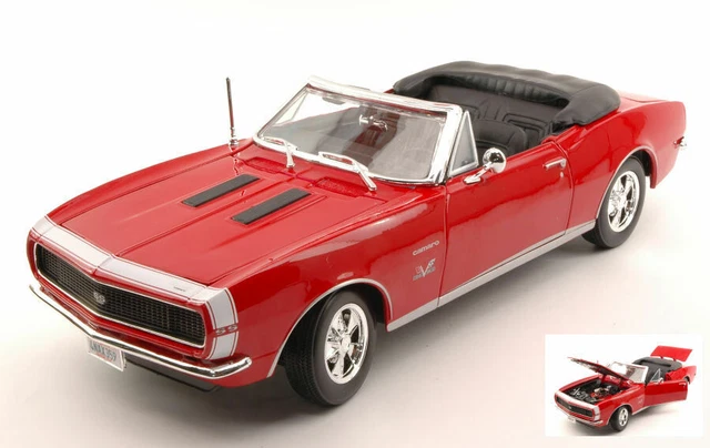 Miniature Chevrolet Camaro 1967 Rouge - Minichamps 1/43 - Métal - Cadeau