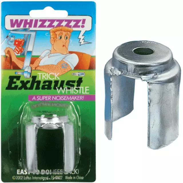 Exhaust Whistle Trick Whistles Noisey Auto Car Joke Prank Stocking Filler Jokes