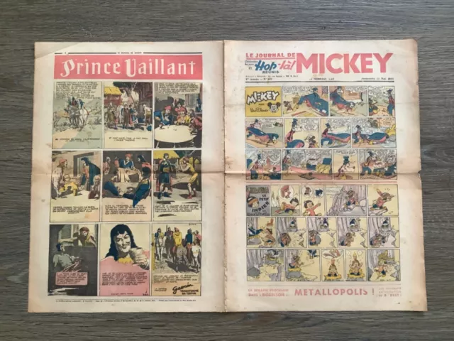 JOURNAL DE MICKEY N° 332 du 25 mai 1941 rare état moyen coté 40 € BDM