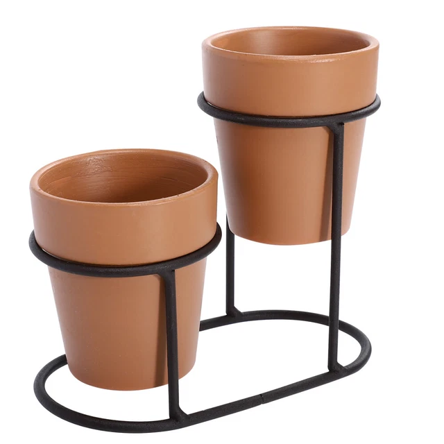 1 Set Keramik Pflanze Topf Garten Pflanzer Kindergarten Töpfe mit