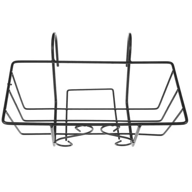 Pots De Fleurs Suspendus CLSSLVVBN Lot De 2 - Arc-en-Ciel Détachable - Balcon, Jardinière Balustrade