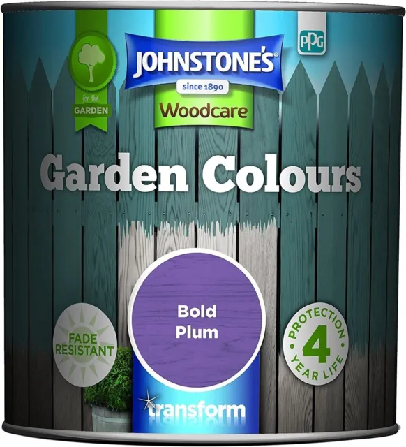 Johnstone's - colori da giardino - prugna audace - 1 l (confezione da 1)