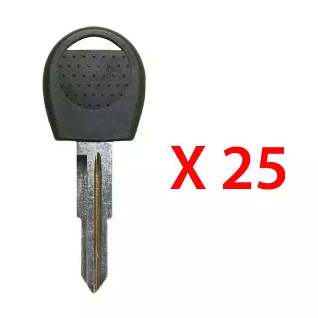 New Uncut Chipped Transponder Key Replacement for GM ID48 Chip DW04RAP (25 Pack)