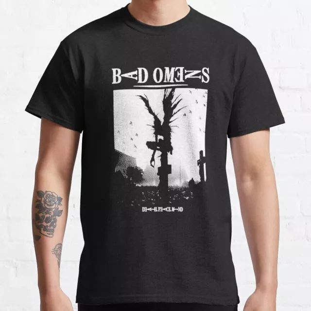 NEW BEST TO BUY American Unique Music Dark Bad omens new Classic Art GiftT-Shirt