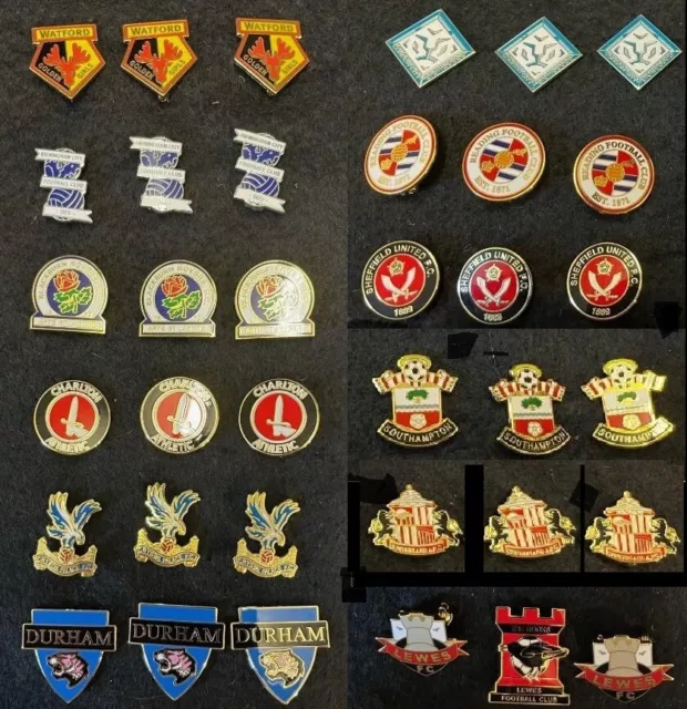 ENGLISH FOOTBALL LEAGUE ENAMEL BADGES 2023-2024