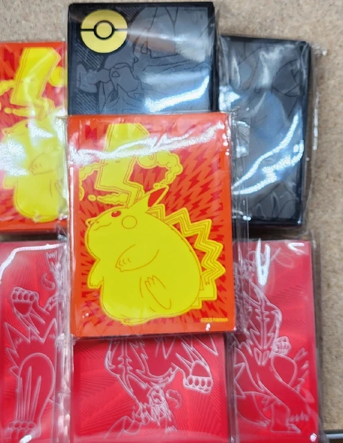 Pokémon TCG ETB Card Sleeves (Different Designs) lot of 7 - Sealed- NEW Vivid