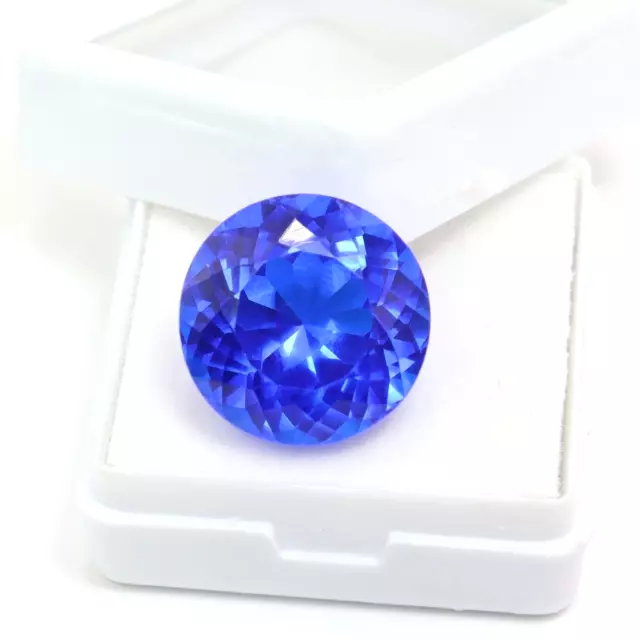 Natural Royal Blue Spinel MOGOK Round Cut GIE Certificate 16.60Ct Loose Gemstone