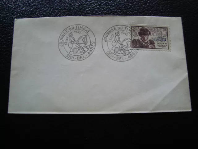 ALGERIE - enveloppe 1er jour 13/10/1945 (journee du timbre) (cy54) algeria (A)