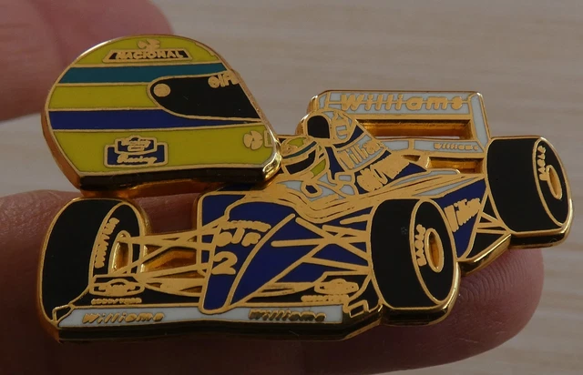 PIN'S MFS - F1 AYRTON SENNA DA SILVA Le plus grand 1960-1994 - EGF
