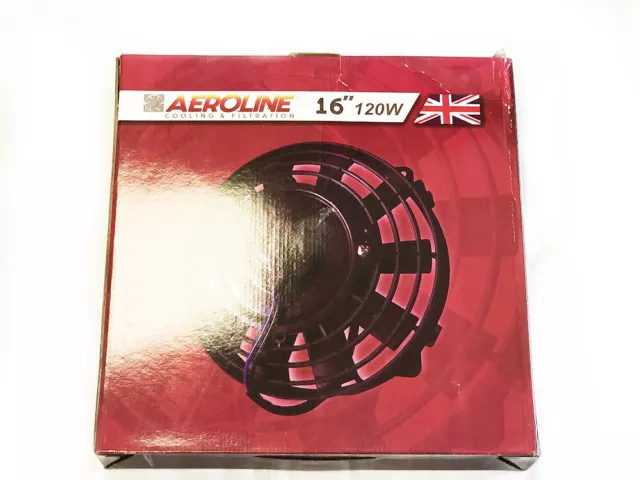 16" 120w Aeroline® haute puissance moteur de voiture électrique ventilateur de refroidissement radiateur 3