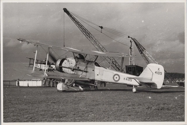 Vickers Vincent K4105 Vintage Photo Raf Royal Air Force