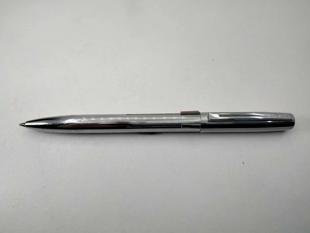 Stylo Bille Waterman Vintage 4 Couleurs En Métal Chrome Lisse - Occasion Rare Et Prestigieuse