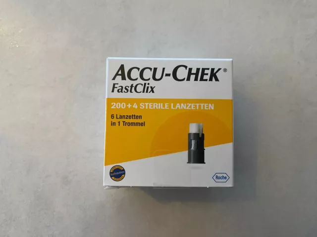 Accu-Chek Fastclix 200+4 Lanzetten MHD 2027