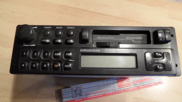 Autoradio Radio Cassetten Player Grundig Autoreverse WKC 3851 RDS GR0589B8629947