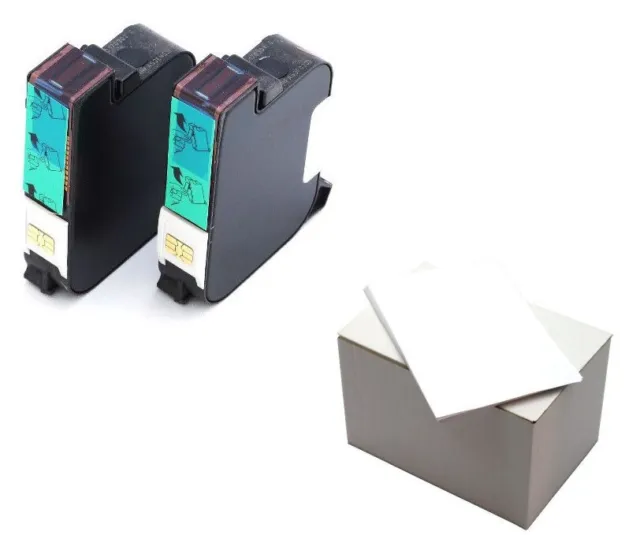 PostBase-Tintenkartuschen-medium(2Stk=1Set) 580052304600 - Paket Doppeletiketten