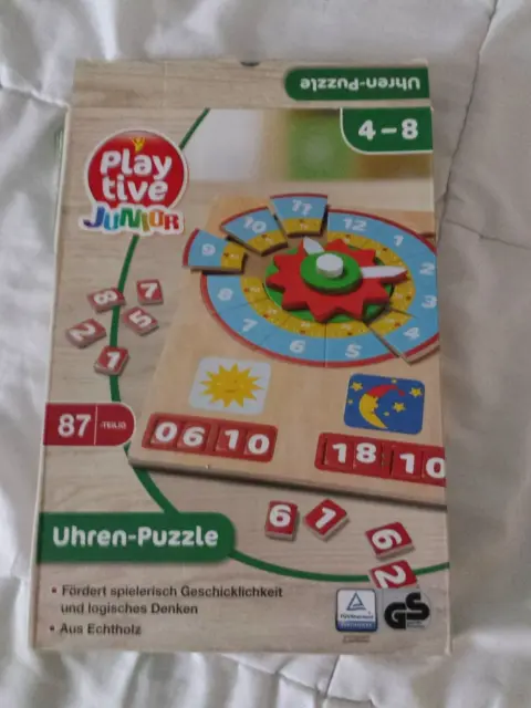 PLAYTIVE JUNIOR - Uhren Holz Puzzle EUR 4,90 - PicClick DE