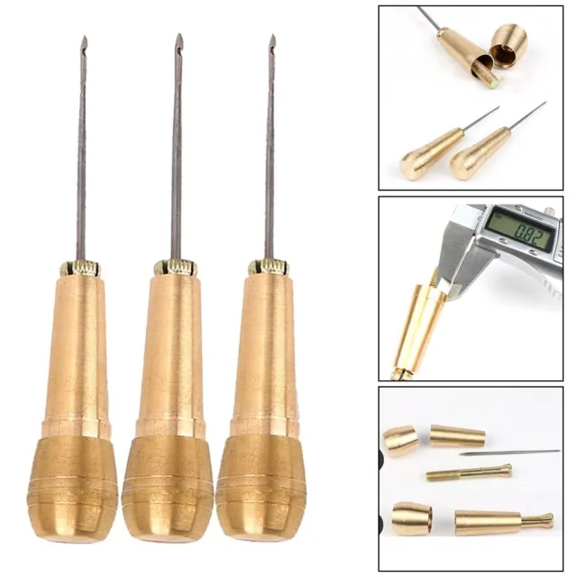 Comfortable Leather Craft Sewing Aille Needle Easy to Use DIY P