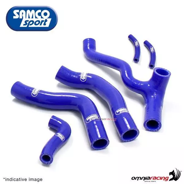 Kit de durites de radiateur Samco bleu pour Suzuki RMZ250 2013/2018