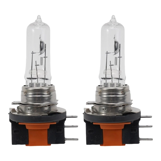 2x H15 4300K Xenon Yellow Halogen Bulbs | 12V 15/55W For DRL, High/Low Beam, Fog Lights (PGJ23T-1) - View #10