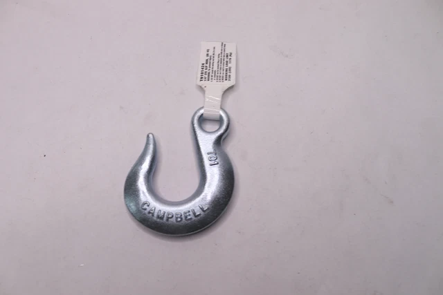 Campbell  Eye Slip Hook Grade 43 Zinc Plated 4" L x 3" W x 1" H T9101424