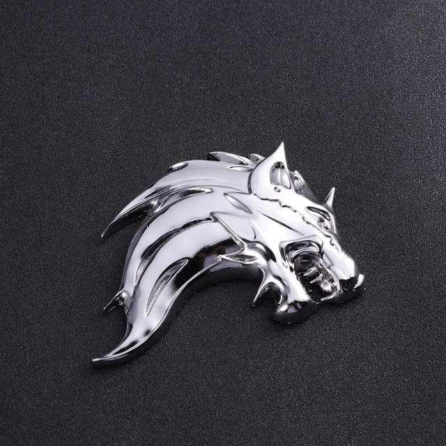 Autocollant Voiture Loup Géant XXXL - Décalque Mat Pour Carrosserie Ou Vitre - Customisation Style Tuning