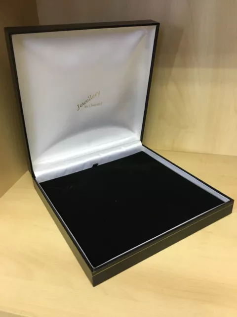 Luxury Black Jewellery Box for Necklace Bracelets Gift Box Present New Large