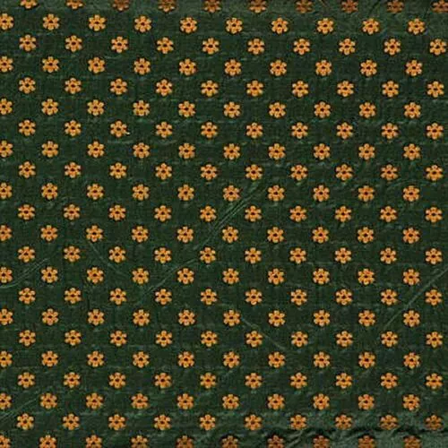 Lee Jofa Josette Weave Silk Cotton Gold Flowers Aloe Upholstery Fabric MSRP$248y