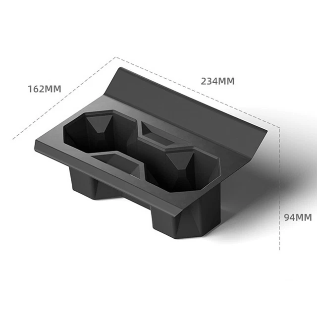 SENSHINE For Polestar 2 Accessories 2021-2023 2024 Cup Holder Insert Liners Non-Slip Anti Dust Center Console Shifter Cover Pads Trim Door Pocket Slot Mats Premium Custom Interior 9Pcs Set (Red Trim