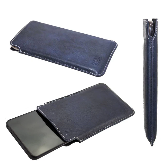 caseroxx Business-Line Case for Vivo V17 Pro in blue made of faux leather