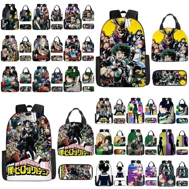 My Hero Academia Sac à Dos à Bandoulière En Toile Sac à Main Tendance Sac à Main Gym Natation Sac à Dos école Garçon Fille 48 X 32 Cm Convient Pour Le
