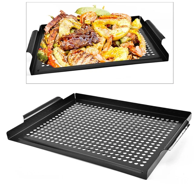 FORMEGOLOSE Plaque De Cuisson Rectangulaire 26x37cm - Acier Double Revêtement Antiadhésif - Four Jusqu'à 230°C - Noir