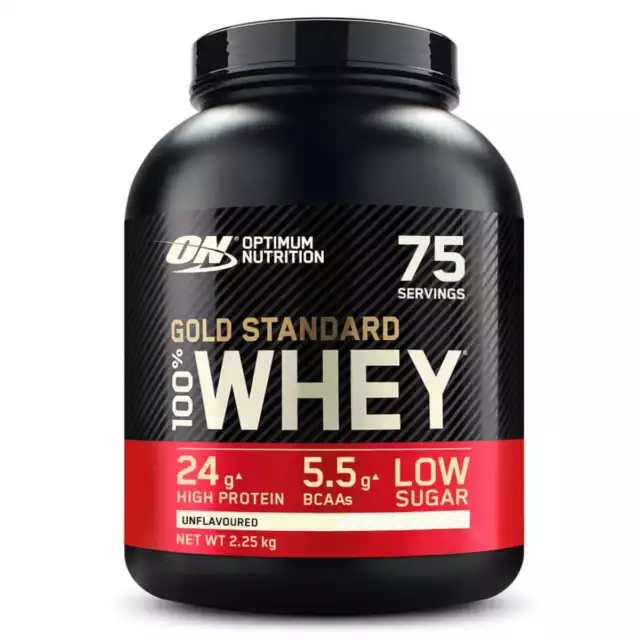 (35,20 EUR/kg) Optimum Nutrition 100% Whey Gold Standard 2270g Fettabbau