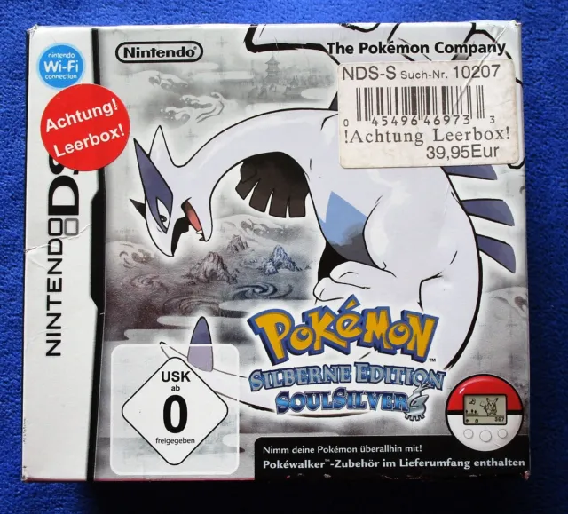 Pokémon:Silberne Edition SoulSilver Nintendo DS OVP BIG BOX mit Pokewalker