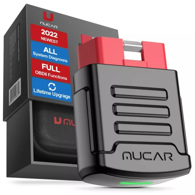 MUCAR BT200 OBD2 Fault Code Reader Car Diagnostic Scanner Full System ABS SRS