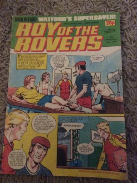 Roy Of The Rovers Comic - 21st January 1984 - Reasonable Condition