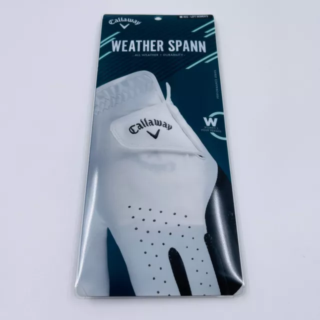 Callaway Blanc Températures Spann Gauche femme Gant Taille M 3