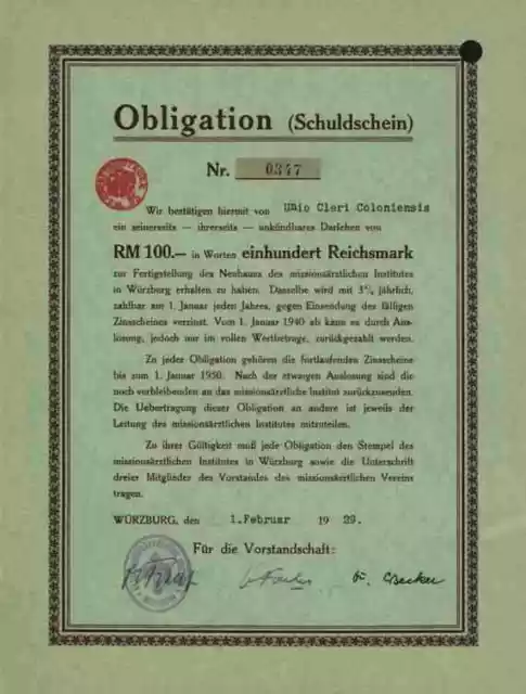 Katholisches missionsärztliches Institut 1929 Würzburg Universität MISSIO Klinik