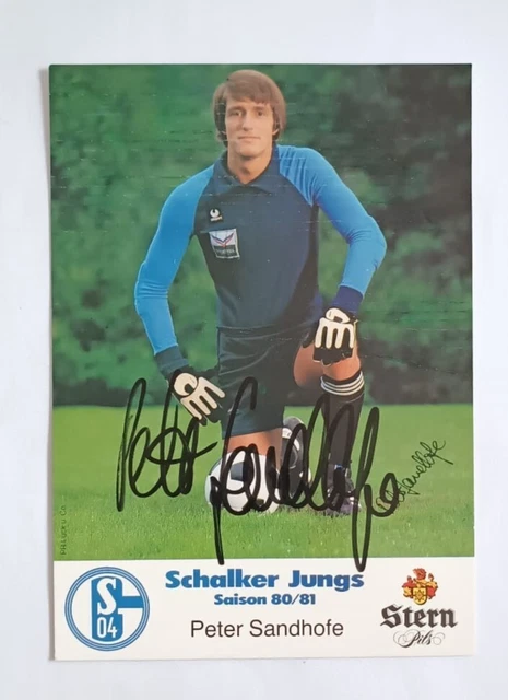 FRANK FRYE SCHALKE 04 handsignierte Autogrammkarte Saison 1980/81 ULTRA SELTEN EUR 19,99 - DE