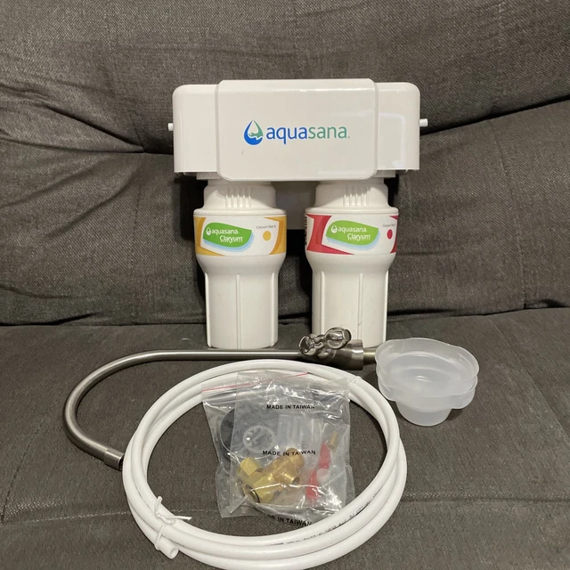 AQUASANA 2STAGE UNDER Counter Water Filtration System AQ5200 Br