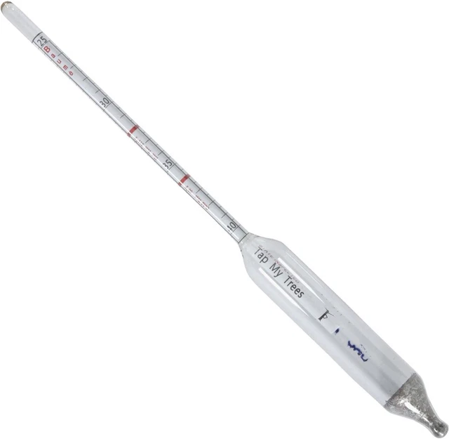 Tap My Trees VT State Tested Maple Syrup Hydrometer
