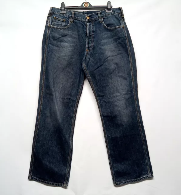 CARHARTT "Staff Pant" Jeans Relaxed Fit Straight Wide Leg W34 L32