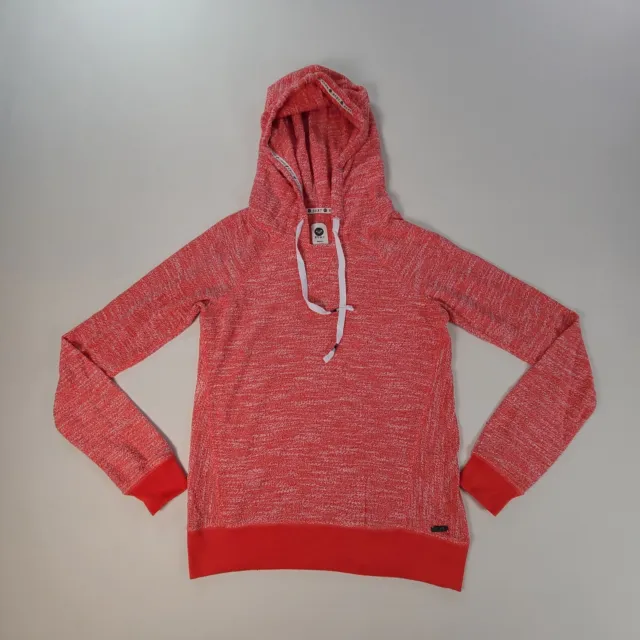 Roxy Girls Sweater Youth Small Orange Hoodie Pullover Outdoors Casual