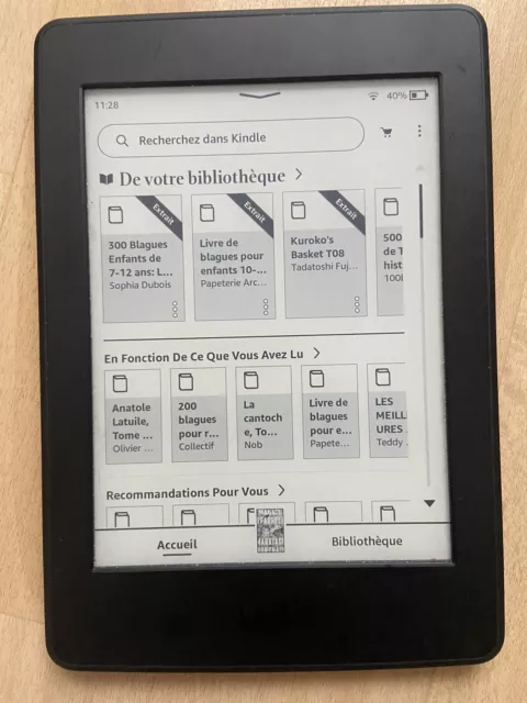 LISEUSE KINDLE PAPERWHITE 7ème Gen WIFI EBOOK tactile 6" 300 ppp 4 Go