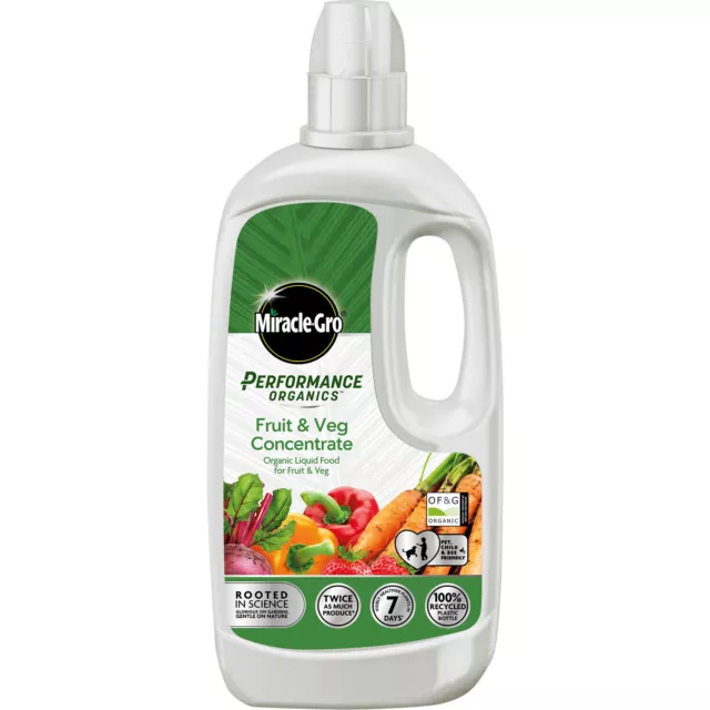 Miracle-Gro All Purpose Performance Organics Fruit And Veg Feed 1l