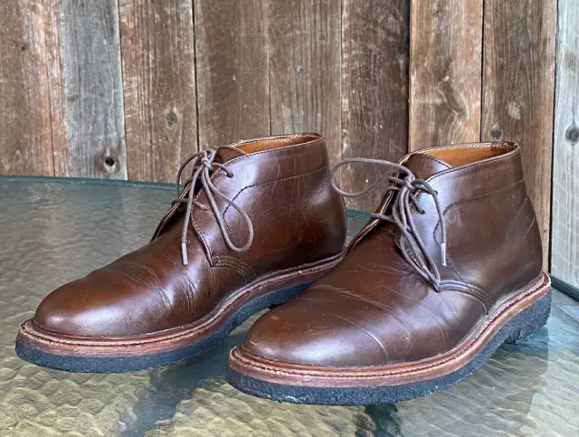 Grant Stone Chromexcel Chukka Boots Brown Leather Mens Size 8 E