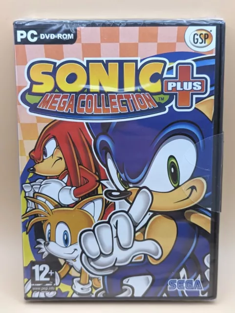 Sonic Mega Collection Plus Pc Dvd-Rom Game New & Sealed Sega Windows 13 Games +