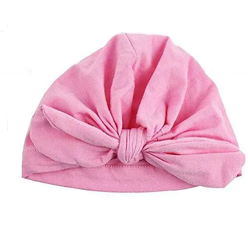 Cappello neonata tg unica turbante nodo fiocco elasticizzato K.24418