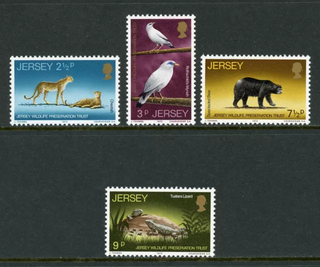 Jersey Scott #65-68 MNH Wildlife FAUNA $$ 414443