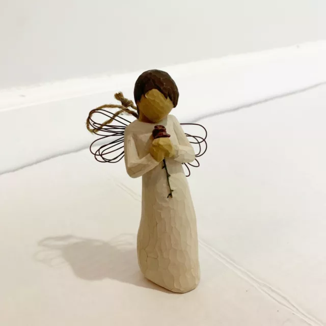 Willow Tree Loving Angel 2002 Ornament Wings Flower Vintage