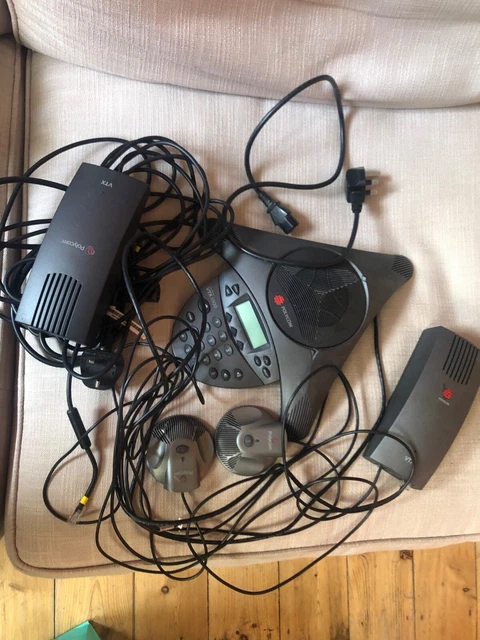 POLYCOM SOUNDSTATION BUNDLE VTX1000 2201-07142-601 Ext Microphone x 2 RRP £1956.